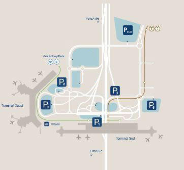 Picture carte parking aeroport paris orly