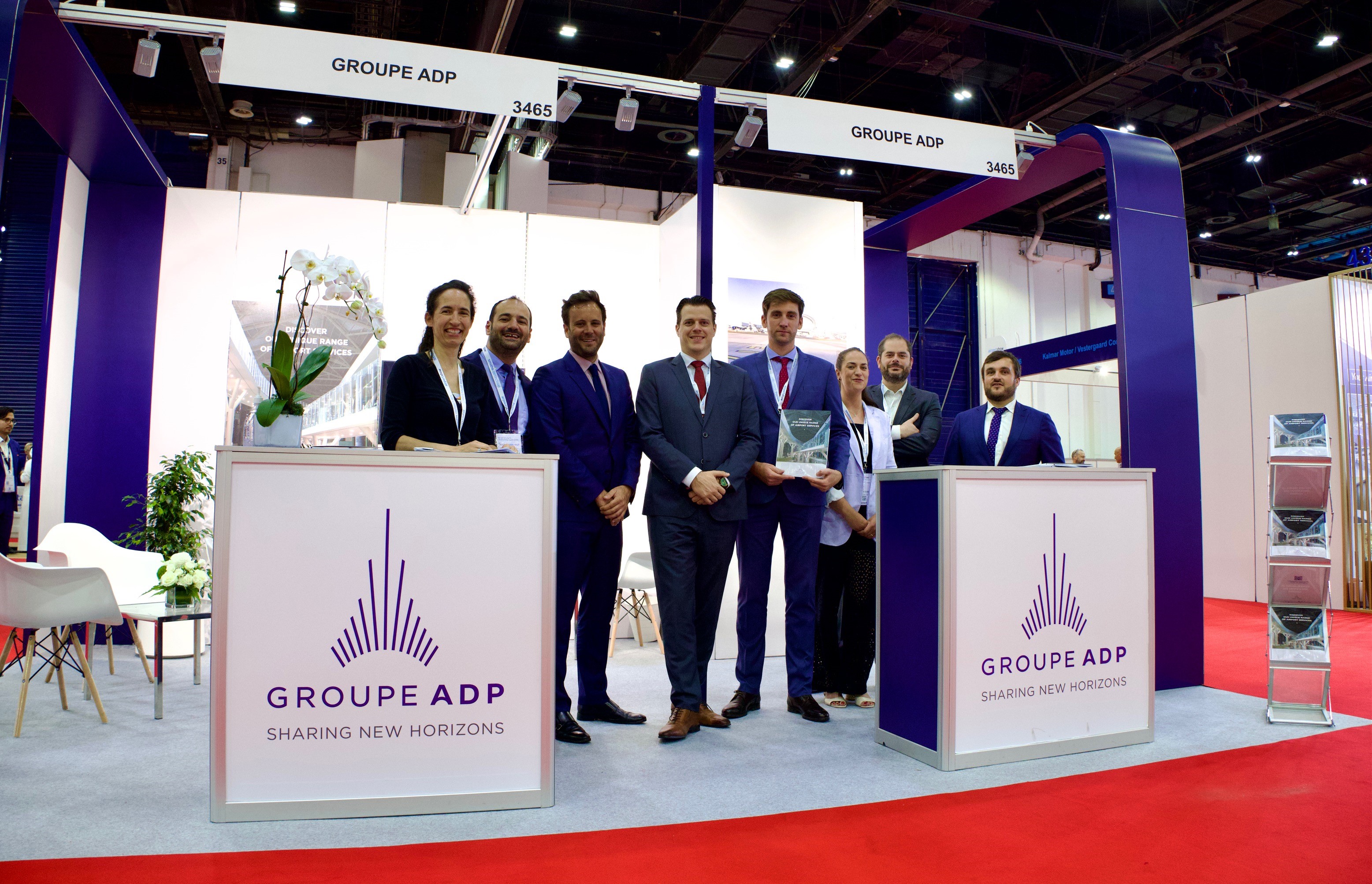 Groupe ADP team at Dubai Air Show