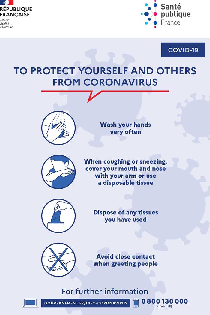Coronavirus airport measures france paris