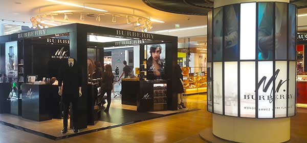 burberry paris boutique