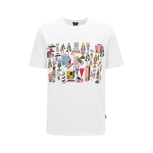 Tee-shirt Hugo Boss&Jeremyville, Paris Aéroport Tee-shirt Hugo Boss&Jeremyville, Paris Aéroport