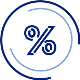 icon-percentage Pourcentage fret traité
